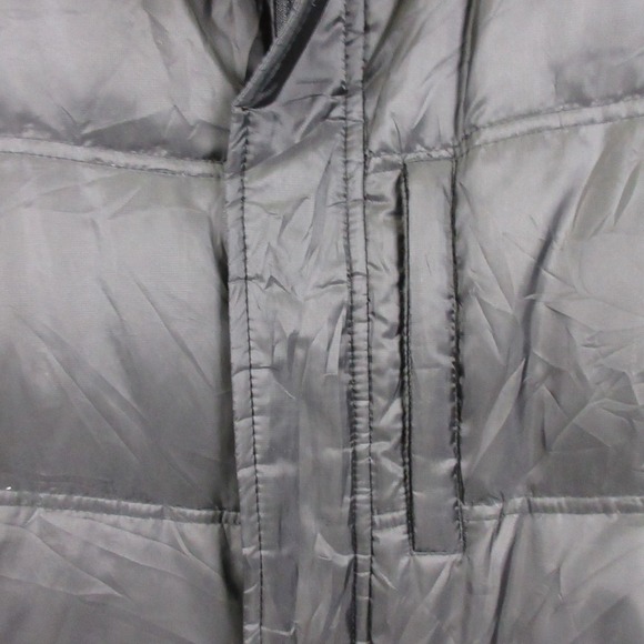 Tumi Tech Men's Black Down Feather Filled Puffer Jacket XL Coat Winter Ski - Picture 5 of 16